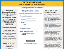 Tablet Screenshot of houston-workshop.com